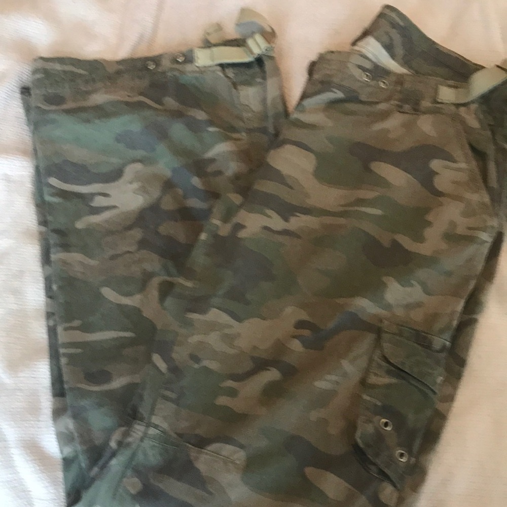 Camo cargos